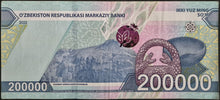Load image into Gallery viewer, Uzbekistan 200,000 Som Banknote
