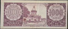 Load image into Gallery viewer, Paraguay 1000  Guaranies Banknote
