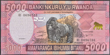 Load image into Gallery viewer, Rwanda 5000 Francs Banknote UNC
