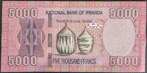 Rwanda 5000 Francs Banknote UNC