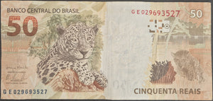 Brazil 50 Real Banknote