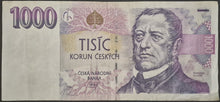 Load image into Gallery viewer, Czech Republic 1000 Korun Banknote
