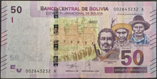 Load image into Gallery viewer, Bolivia 50 Bolivianos Banknote
