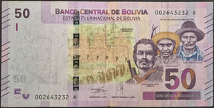 Bolivia 50 Bolivianos Banknote