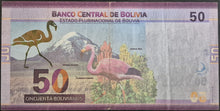Load image into Gallery viewer, Bolivia 50 Bolivianos Banknote

