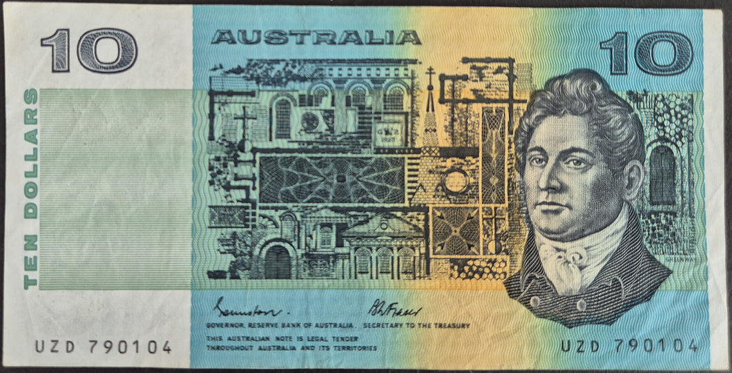 Australia Ten Dollars. Johnston/Fraser