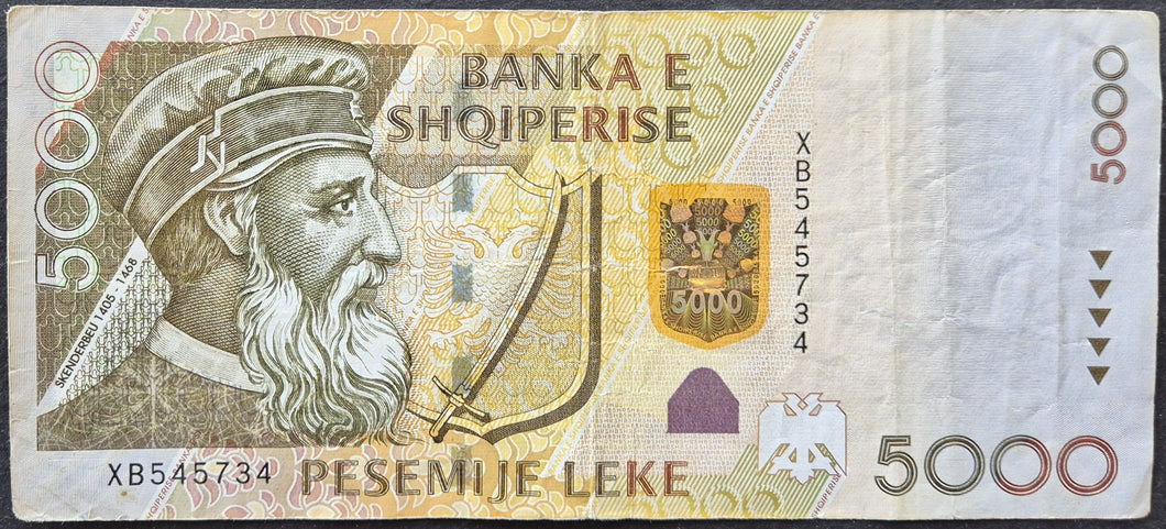Albania 5000 Leke Banknote
