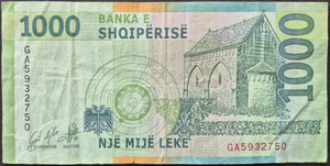 Albania 1,000 Leke Banknote