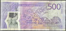 Load image into Gallery viewer, Jamaica 500 Dollars Polymer Banknote

