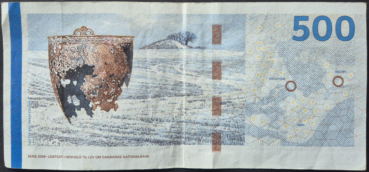 Denmark 500 Kroner Banknote Bridge Series – Coinpeeps