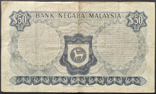 Load image into Gallery viewer, Malaysia 50 Ringgit Banknote 1976-1981
