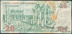 Turkey 20 Lira Banknote