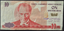 Load image into Gallery viewer, Turkey 10 Lira Banknote
