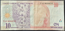 Load image into Gallery viewer, Turkey 10 Lira Banknote
