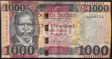 Load image into Gallery viewer, South Sudan 1000 Pound Banknote
