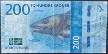 Load image into Gallery viewer, Norway 200 Kroner Banknote
