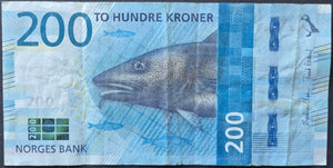 Norway 200 Kroner Banknote