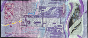 Barbados 20 Dollars Polymer Banknote