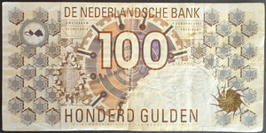 Netherlands 100 Guilder Banknote
