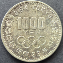 Load image into Gallery viewer, 1964 Japan 1000 Yen Tokyo Olympics
