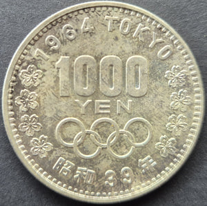 1964 Japan 1000 Yen Tokyo Olympics