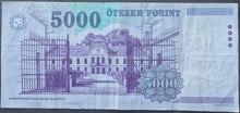 Load image into Gallery viewer, Hungary 5,000 Forint Banknote
