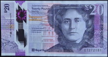 Load image into Gallery viewer, Scotland 20 Pounds Banknote The Royal Bank of Scotland 2021

