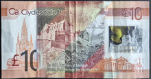 Load image into Gallery viewer, Scotland 10 Pounds Banknote (Clydesdale Bank) 2017
