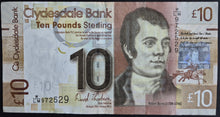 Load image into Gallery viewer, Scotland 10 Pounds Banknote (Clydesdale Bank) 2014
