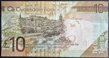 Load image into Gallery viewer, Scotland 10 Pounds Banknote (Clydesdale Bank) 2014
