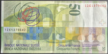 Load image into Gallery viewer, Switzerland 50 Francs Banknote
