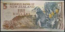 Load image into Gallery viewer, New Zealand 5 Dollar Paper Banknote
