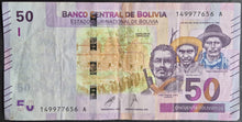 Load image into Gallery viewer, Bolivia 50 Bolivianos Banknote
