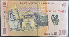 Load image into Gallery viewer, Romania 10 Lei Banknote
