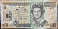 Load image into Gallery viewer, Belize 10 Dollars Banknote
