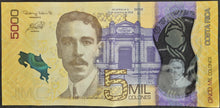 Load image into Gallery viewer, Costa Rica 5,000 Colones Banknote
