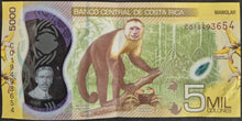 Load image into Gallery viewer, Costa Rica 5,000 Colones Banknote

