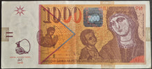 Load image into Gallery viewer, North Macedonia 1,000 Denari Banknote
