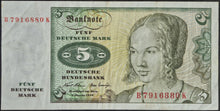 Load image into Gallery viewer, Germany 5 Deutsch Mark Banknote

