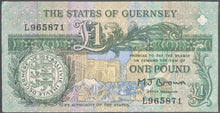 Load image into Gallery viewer, Guernsey One Pound Banknote
