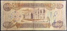 Load image into Gallery viewer, Iraq 1,000 Dinars Banknote
