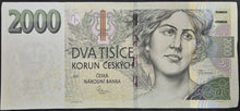 Load image into Gallery viewer, Czech Republic 2,000 Korun Banknote
