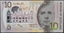 Load image into Gallery viewer, Scotland 10 Pounds Banknote  Bank of Scotland 2016 aUNC
