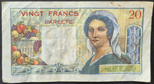 Load image into Gallery viewer, Tahiti Banque de I' Indochine 20 Francs Banknote
