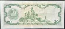 Load image into Gallery viewer, 1989 Venezuela 20 Bolivares Banknote
