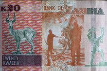 Load image into Gallery viewer, Zambia 20 Kwacha Banknote
