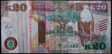 Load image into Gallery viewer, Zambia 20 Kwacha Banknote
