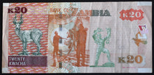 Load image into Gallery viewer, Zambia 20 Kwacha Banknote

