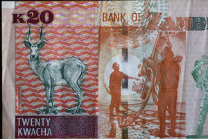 Zambia 20 Kwacha Banknote