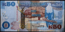 Load image into Gallery viewer, Zambia 50 Kwacha Banknote
